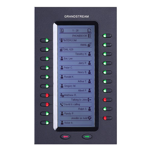 *LS* Grandstream GXP2200 Extension Module, 20 key Expansion Module, 128x384 LCD for GXP2140, GXP2...