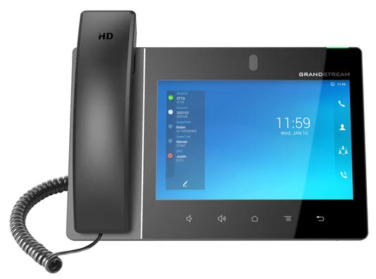 Grandstream GXV3480 16 Line Android IP Phone, 16 SIP Accounts, 1280 x 800 Colour Touch Screen, 2M...