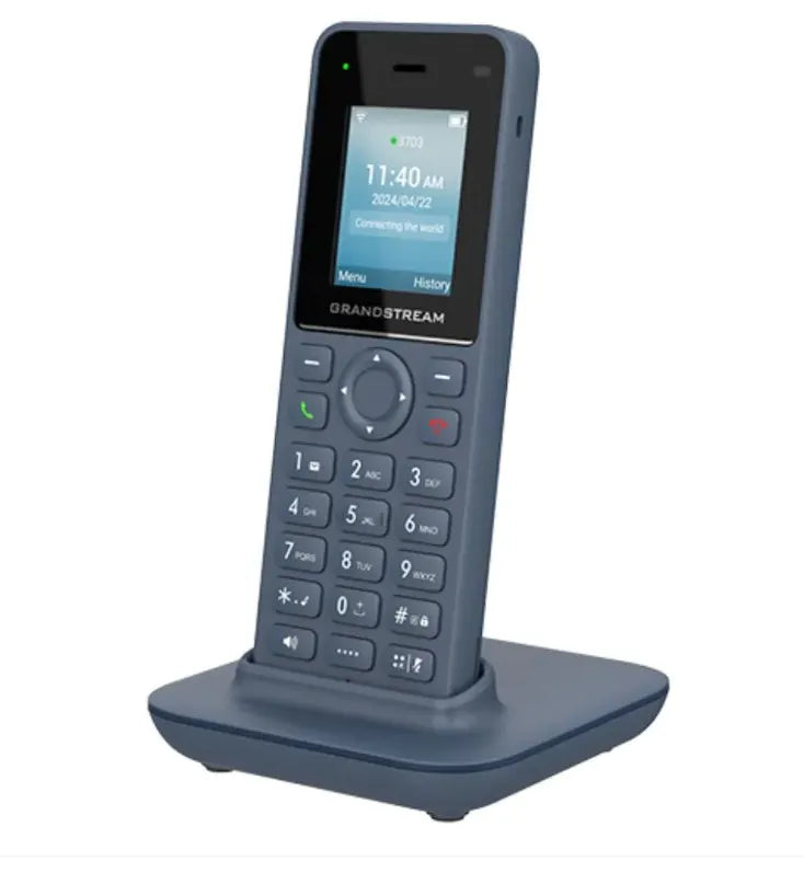 Grandstream WP816 Cordless Wi-Fi IP Phone with Integrated Dual-Band and 6-Hour Talk Time, Bluetoo...