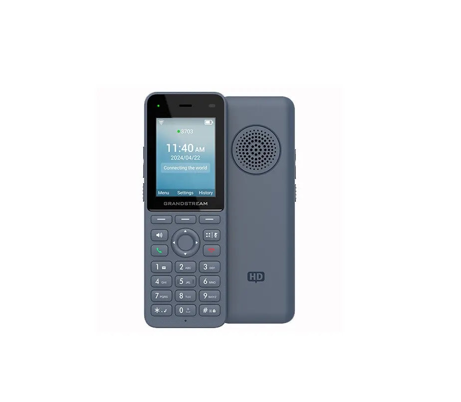 Grandstream WP826 Cordless Wi-Fi IP Phone with Integrated Dual-Band Wi-Fi, 12-Hour Talk Time, 3 S...