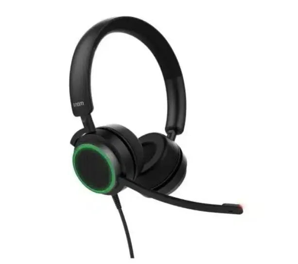 SNOM A330D Headset, Wired Duo, HD Audio Quality, Remote Control, Ideal For Video-telephony, - VOI... - Image 2