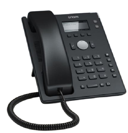 SNOM D120 2 Line IP Phone, Entry-level, 132 x 64px display with backlight, POE, Wall mountable...