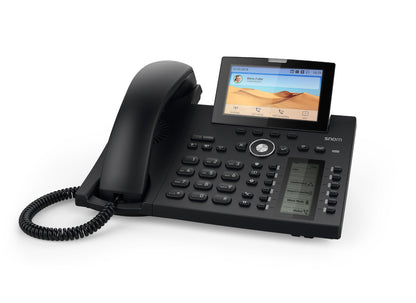 Snom D385N 12 Line Professional IP Phone, 4.3' Hi-Res Display With Backlight - VOIP Phones