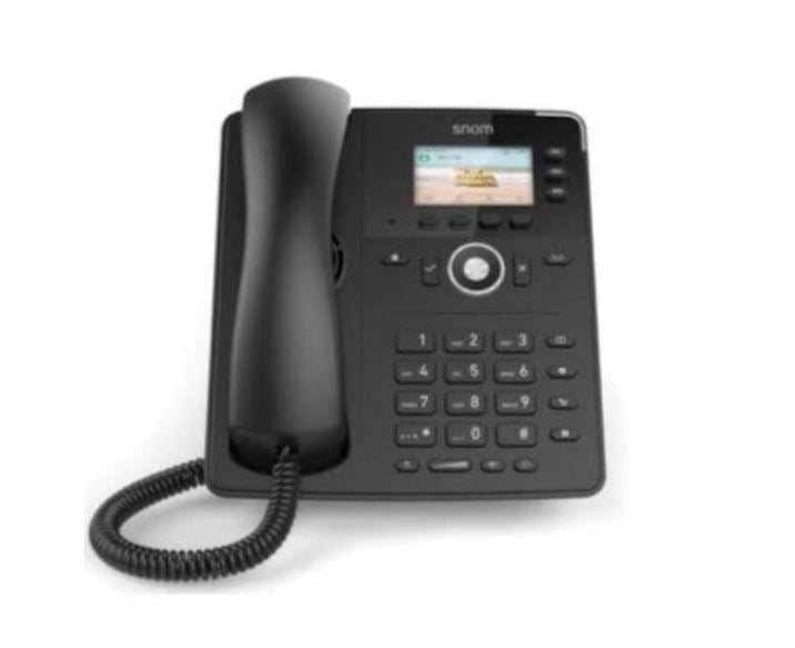 SNOM D717 4 Line Professional IP Phone, Gbit port  1 USB port, 4 Context-sensitive Function Keys,... - Image 2