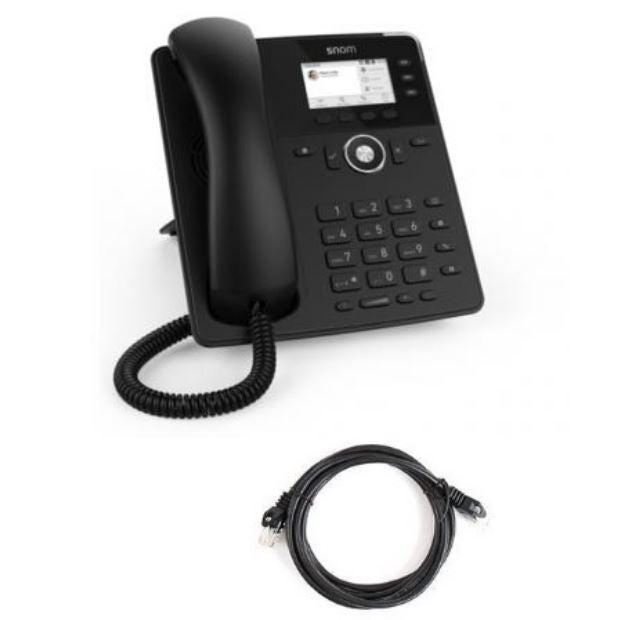 SNOM D717 4 Line Professional IP Phone, Gbit port  1 USB port, 4 Context-sensitive Function Keys,... - Image 3