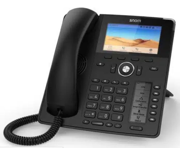 SNOM D785 IP Phone, SmartScreen, 12 SIP Identities, Bluetooth, USB, 48 Self-Labelling Keys, HD Au... - Image 2