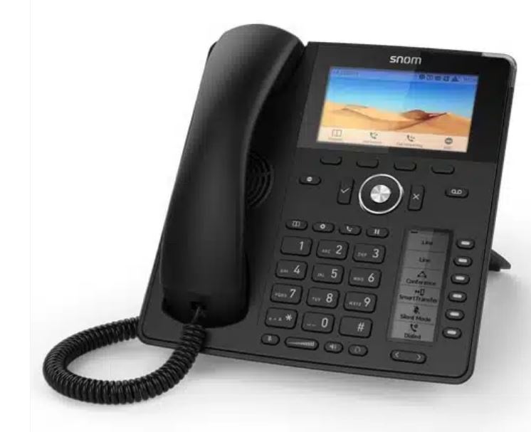 SNOM D785 IP Phone, SmartScreen, 12 SIP Identities, Bluetooth, USB, 48 Self-Labelling Keys, HD Au... - Image 4