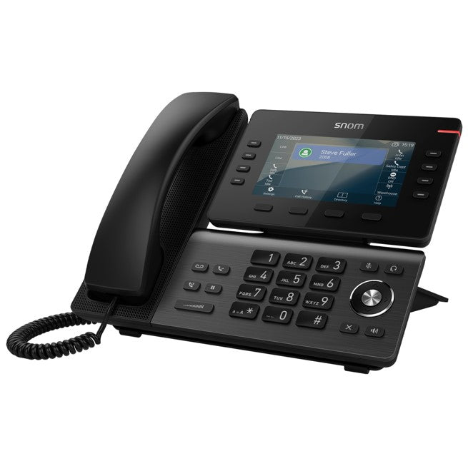 SNOM D812 Desk Telephone, 5' color LCD Screen with 8 SIP accounts, GigE ethernet switch, and 1 US... - Image 3
