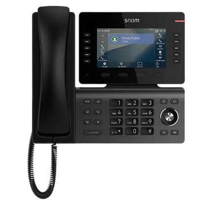 SNOM D815W Desk Telephone, 5' (480x272) color LCD, 10 (36) configurable self-labeling multicolor... - Image 3