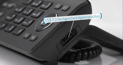 SNOM D862, Large tilting 5 inch IPS colour display, High speed USB 2.0 connection, 8 programmable... - Image 4