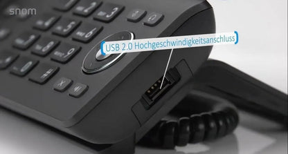 SNOM D862, Large tilting 5 inch IPS colour display, High speed USB 2.0 connection, 8 programmable... - Image 4