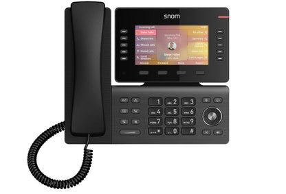 SNOM D865 Large tiltable 5 inch IPS colour display 2x USB 2.0 high speed connection 10 programmab... - Image 3