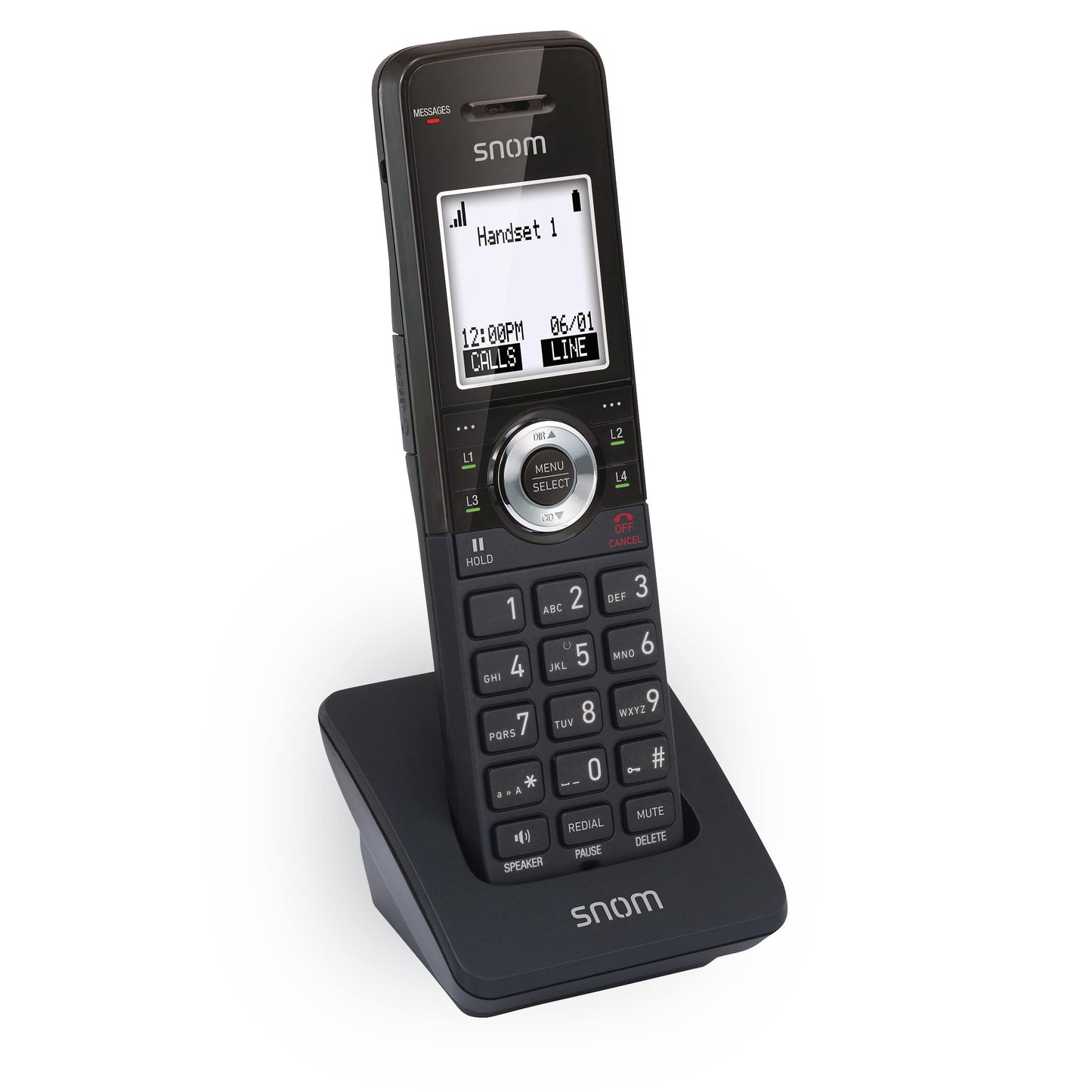 SNOM M10 Office Handset, Headset Connectable, Backlit Keypad, Long Standby time, Advanced Audio Q...