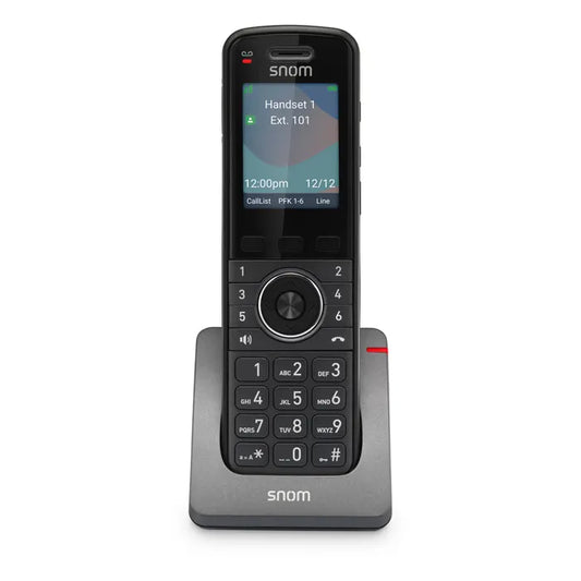 SNOM M55 DECT Handset, Bluetooth, HD Audio Quality, Long Standby time, Backlit Keys, Advanced Aud...