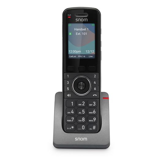 SNOM M55 DECT Handset, Bluetooth, HD Audio Quality, Long Standby time, Backlit Keys, Advanced Aud...