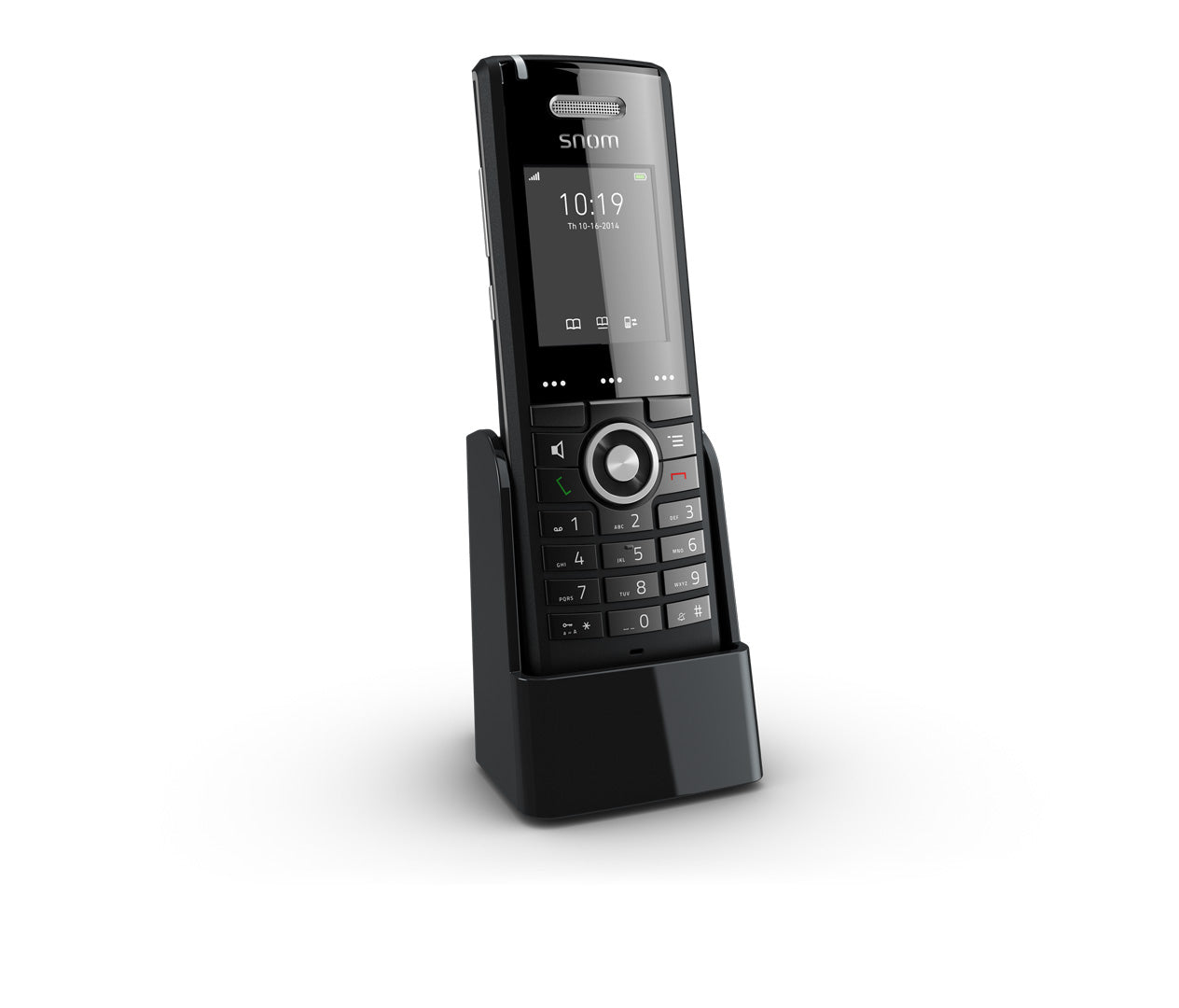 SNOM M65 Professional DECT Handset, Wideband HD Audio Quality Corded (LS), Advanced Voice Quality...