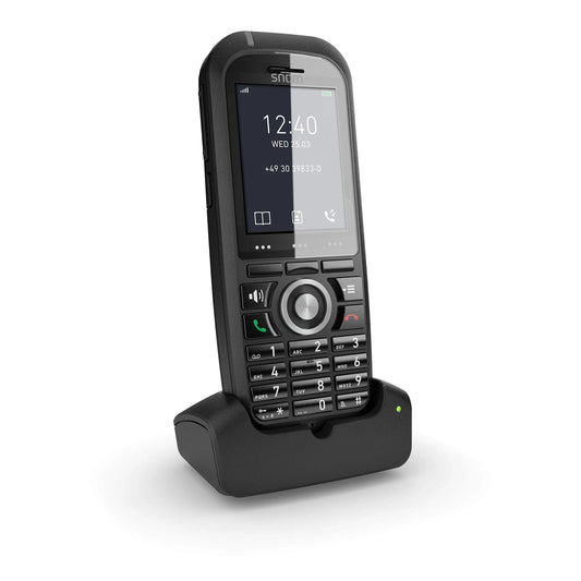 SNOM M70 IP DECT Handset, Bluetooth, Alarm Function, Protective Cover, HD Audio Quality, LCD Colo...
