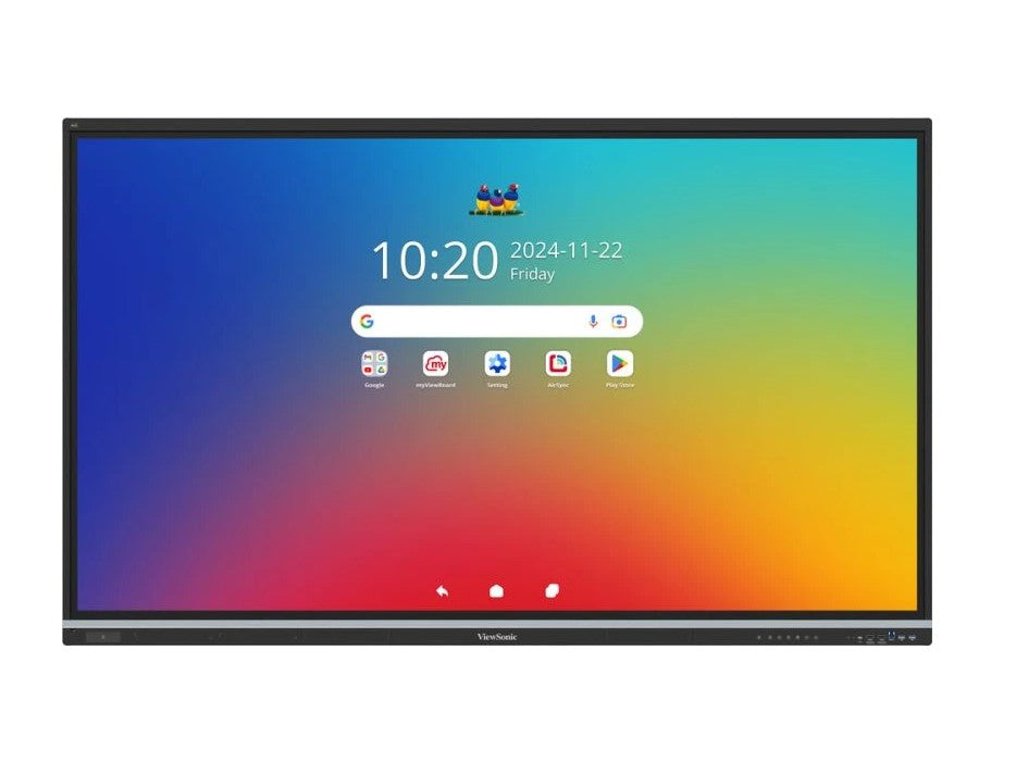 ViewSonic IFP7551 75' 4K Interactive Display, EDLA Certified, Android 14, 50-Point Touch, NFC, 70...