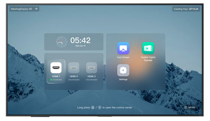 Yealink A40-031 MeetingBar Kit+Yealink MD86 MeetingDisplay Promotion,Save 40%,86' 4K Display,CTP2... - Image 3