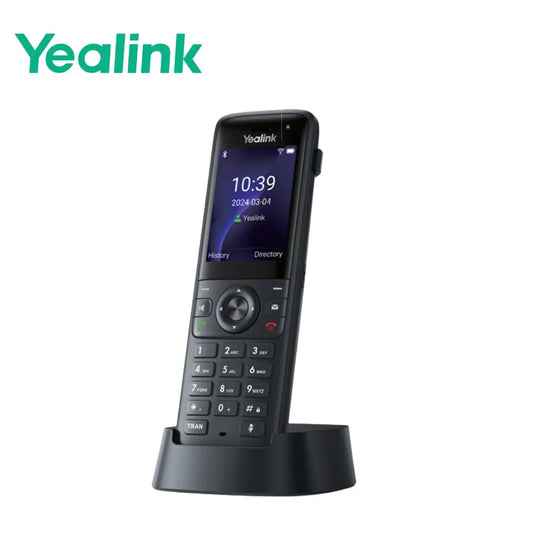 Yealink AX83H Handheld Wi-Fi IP Phone, Wi-Fi 6, Bluetooth, HD Audio, Smart Noise Cancellation, Qu...