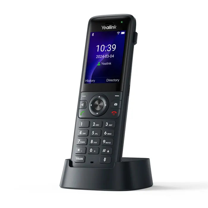 Yealink AX83H Handheld Wi-Fi IP Phone, Wi-Fi 6, Bluetooth, HD Audio, Smart Noise Cancellation, Qu... - Image 2
