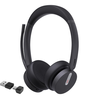 Yealink BH70 Bluetooth Wireless Dual Headset with Stand Teams USB-C/A, 3 mic noise cancellation T... - Image 2