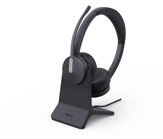 Yealink BH70 Bluetooth Wireless Dual Headset with Stand Teams USB-C/A, 3 mic noise cancellation T...