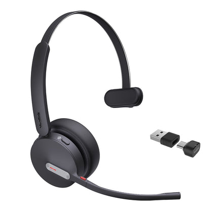 Yealink BH70 Bluetooth Wireless Mono Headset with Stand Teams USB-C/A, 3mic noise cancellation up... - Image 4