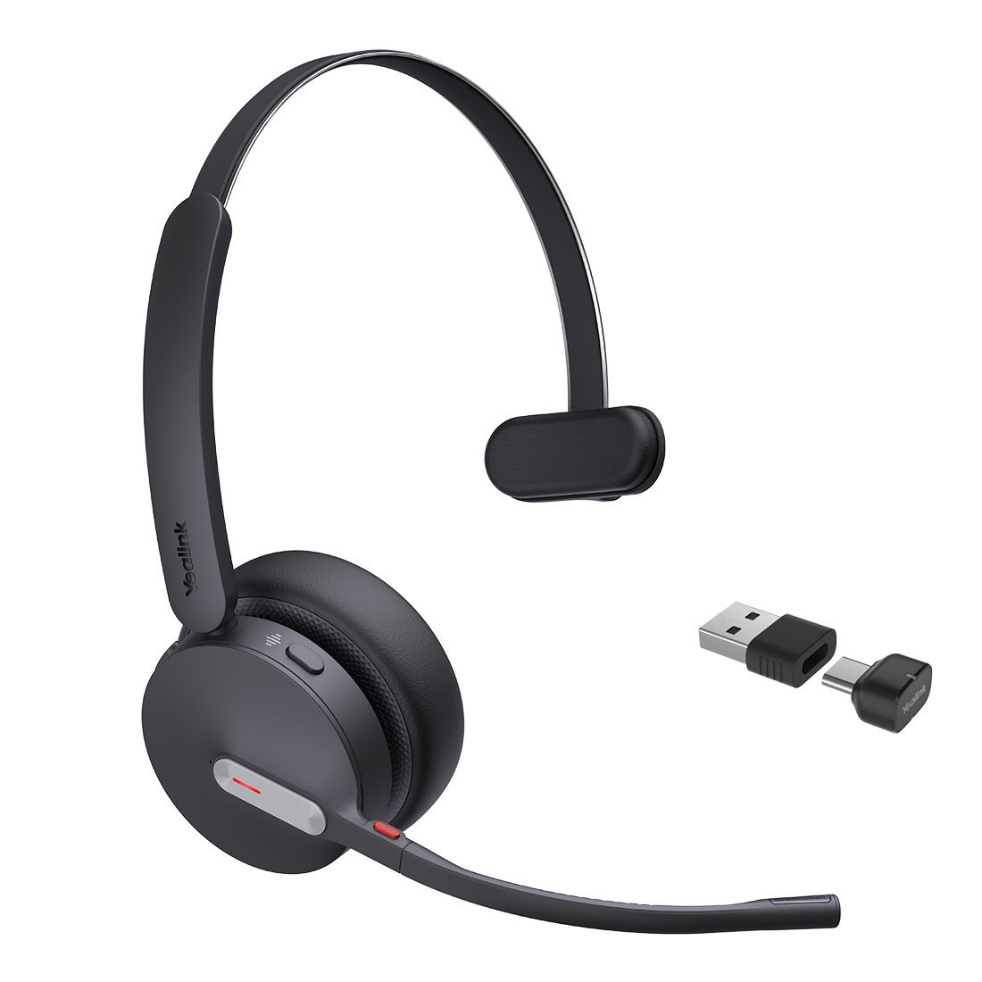 Yealink BH70 Bluetooth Wireless Mono Headset UC, 3 mic noise cancellation Talk time up to 35h BT5...