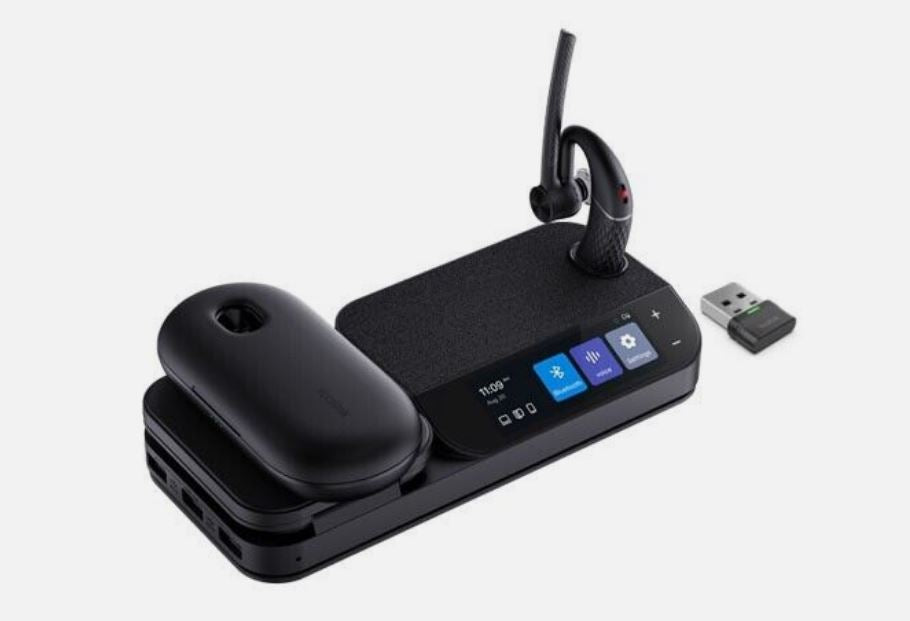 Yealink BH71 Workstation Bluetooth Wireless Mono Headset, Mobile/PC/Deskphone,Office Worker,4-Mic... - Image 4