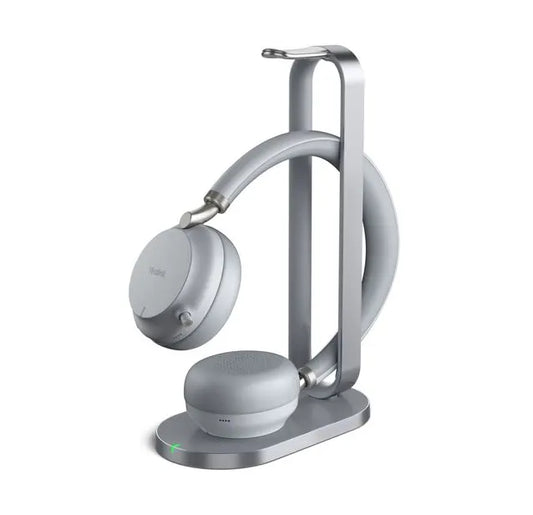 Yealink BH72 Bluetooth Wireless Stereo Headset, with Charging Stand, Grey, USB-A, Supports Wirele...