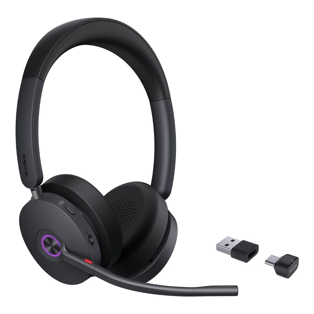 Yealink BH74 with Stand Teams USB-C/A Bluetooth Headset, Active Noise Cancellation, Acoustic Shie... - Image 3