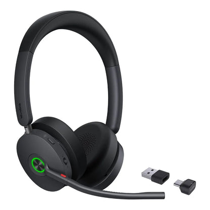 Yealink BH74 UC USB-C/A Bluetooth Headset, Active Noise Cancellation, 6 Mic,  Acoustic Shield, Wi...