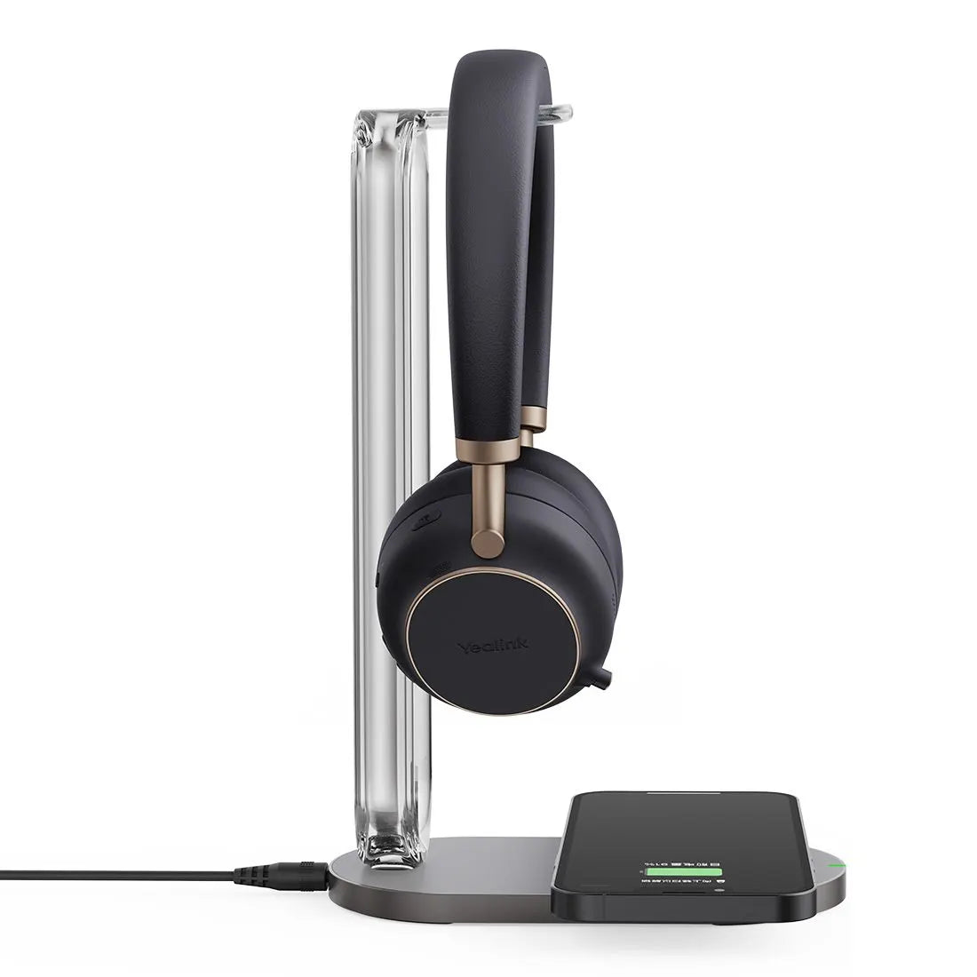 Yealink BH76 Plus with Charging Stand Teams Black USB-C/A Bluetooth Stereo Headset, 5Mic Beamform... - Image 4