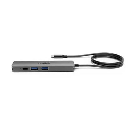 Yealink BYOD Box Cable Hub, with 1.5m USB-C Cable (USB-C to USB-A adapter included), easy plugpla...