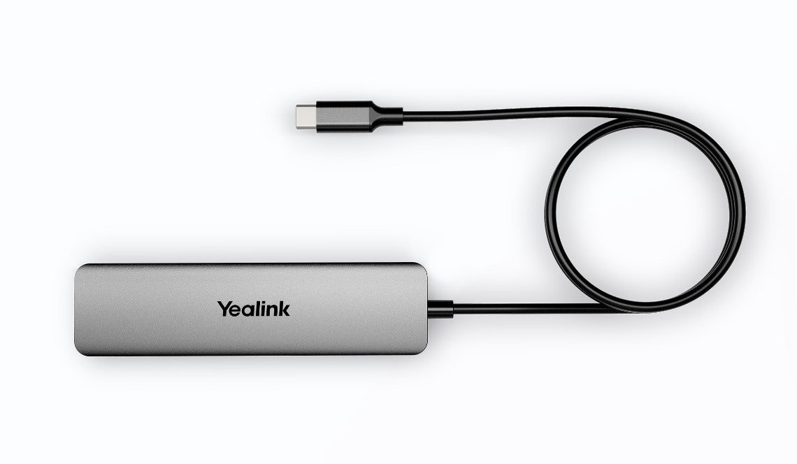 Yealink BYOD Box Cable Hub, with 1.5m USB-C Cable (USB-C to USB-A adapter included), easy plugpla... - Image 3