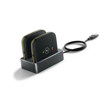 Yealink CPW65 2x Wireless DECT Microphones, includes 2x CPW65, Charging cradle and 40cm USB Cable...