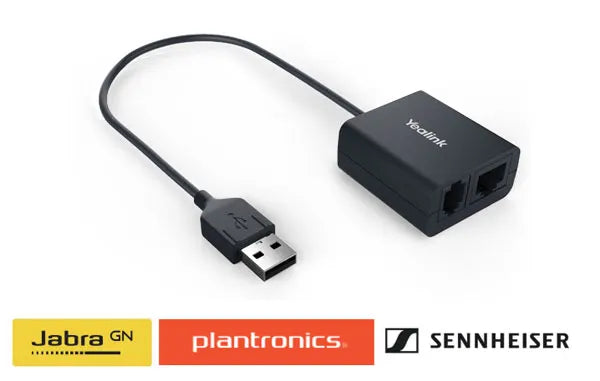 Yealink EHS40 Wireless Headset Adapter Suits Plantronics/Jabra/Sennheiser Headsets, Suits T43U, T...