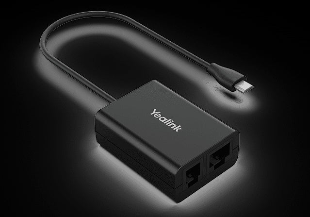 Yealink EHS60 WH6X DECT, Wireless Headset Adapter for WH6x Yealink headsets, USB, Plug And Play...