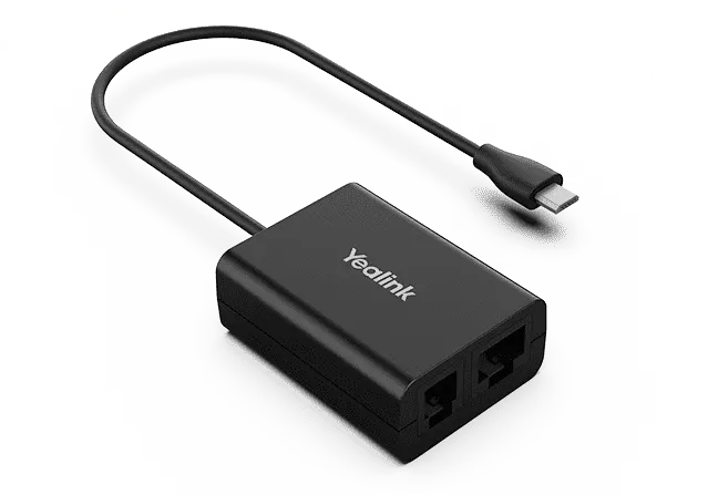 Yealink EHS60 WH6X DECT, Wireless Headset Adapter for WH6x Yealink headsets, USB, Plug And Play...