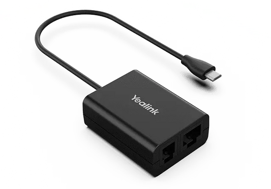 Yealink EHS60 WH6X DECT, Wireless Headset Adapter for WH6x Yealink headsets, USB, Plug And Play...