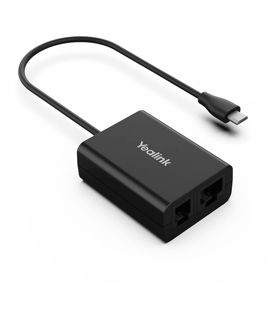 Yealink EHS61 Wireless Headset Adapter for WH62/3, Compatible with Unify/Mitel/Yealink T27G/29G/4...