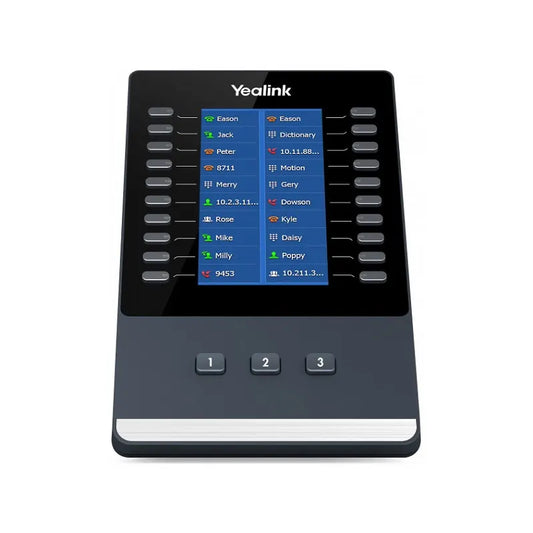 Yealink EXP43 Color Expansion Module for Yealink T43U/T46U/T48U IP phones, Large 4.3-Inch Color-S...