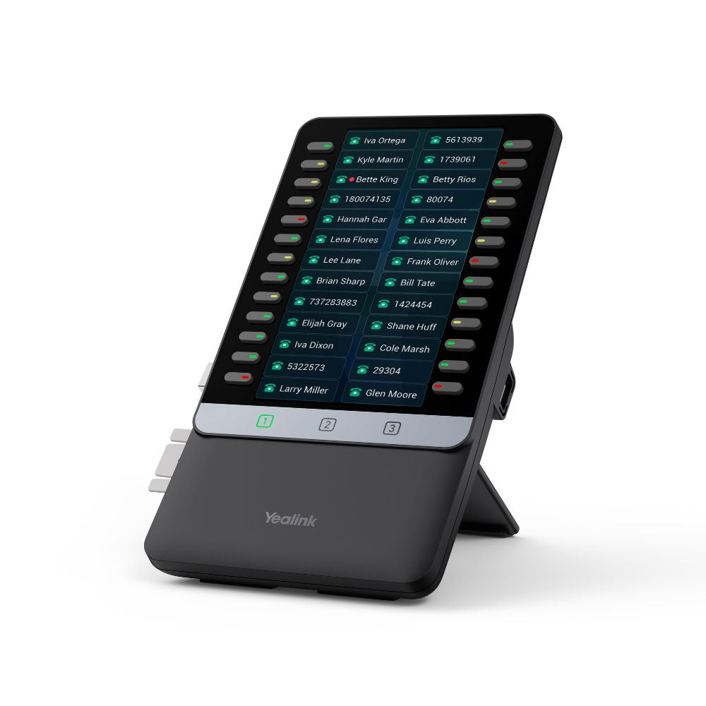 Yealink EXP55 Color Expansion Module, 5.5' Display, 78 Programmable Keys, Dual-Color LEDs, 3-Page... - Image 2