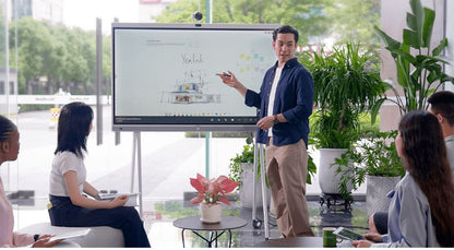 Yealink Floor stand for MeetingBoard 65' with Tray, Fit for Yealink MeetingBoard 65', Wheeled for... - Image 4