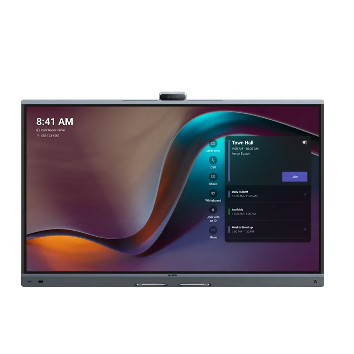 Yealink MB75Pro-A02 75'' MeetingBoard Pro Teams Rooms display, 4K touchscreen, 3x50MP cameras, 16...
