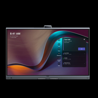 Yealink MB86Pro-A02 86'' MeetingBoard Microsoft Teams on Android, Triple-eye Camera System (3*50M...