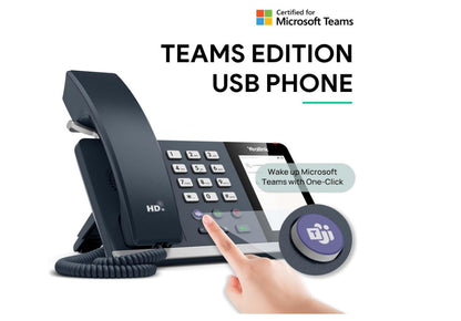 Yealink MP45 USB Teams Phone Desk Corded Phones for Work, Certified by Microsoft Teams Skype for... - Image 2