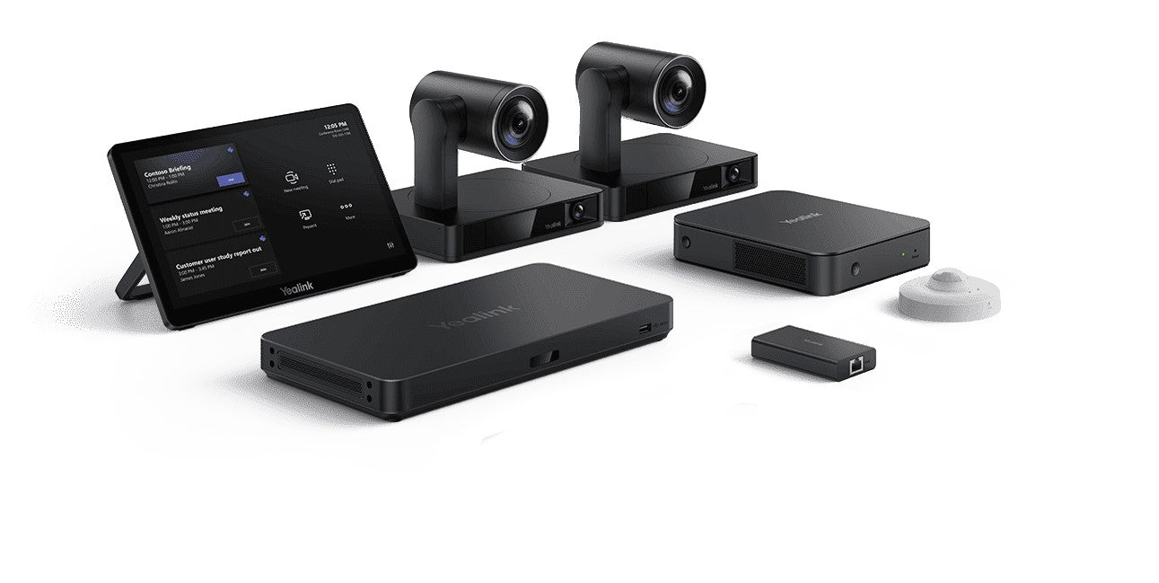 YealinkMVCS90 Windows based MTR, MCore Pro, Mtouch-Plus, Roomsensor, 1x AVHub, 2x UVC86 12x Optic...