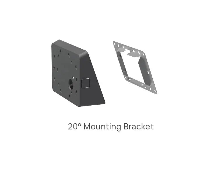 Yealink RoomPanel Mount Kits, Device Compatibility RoomPanel, 0° Mounting Bracket, 20° Mounting B... - Image 4